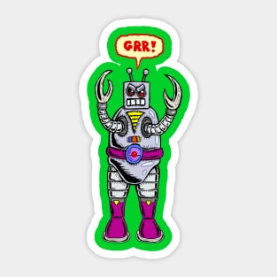 Angry Robot Sticker